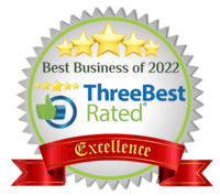 three best rated logo